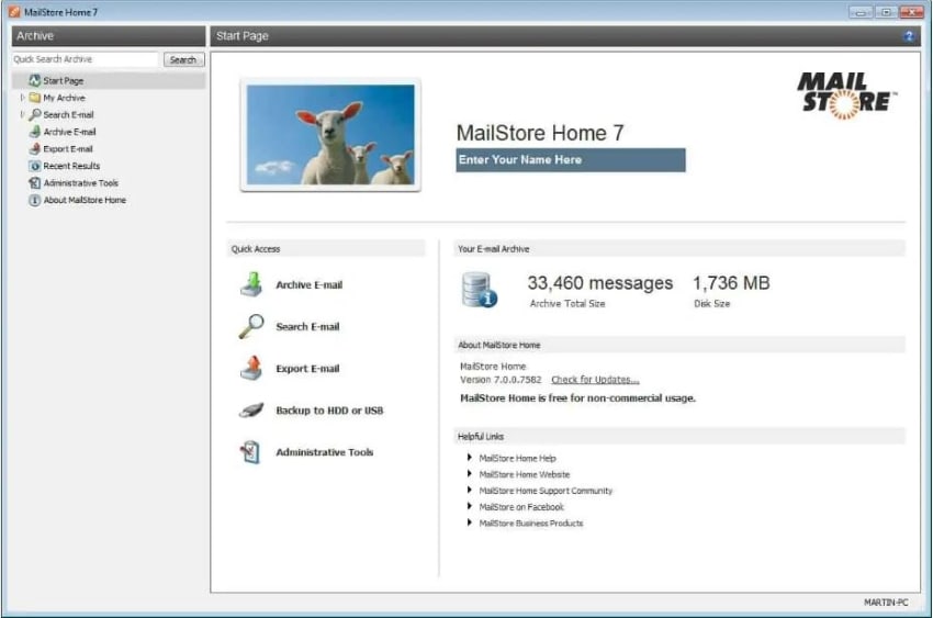 mailstore home free gmail backup software
