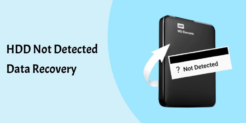 how to recover data from undetected hard disk