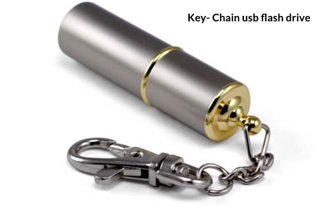 Different types of USB flash drives-key chain usb flash drive