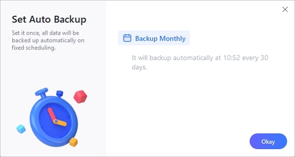 backup monthly