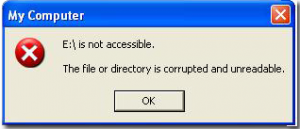 the USB drive is no accessible